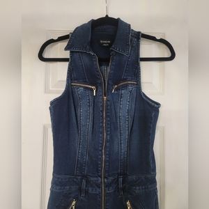Bebe denim jumpsuit